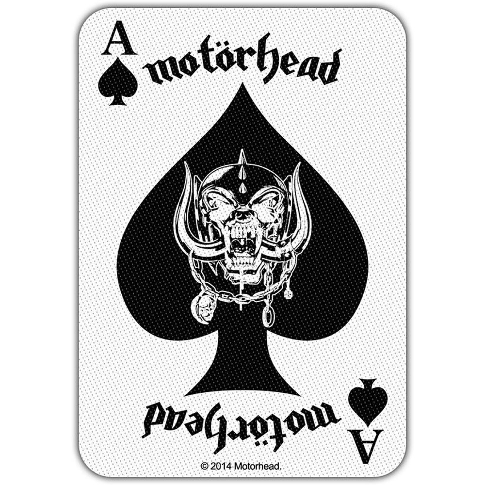 Mot&ouml;rhead Ace Of Spades Card - Stoffaufn&auml;her