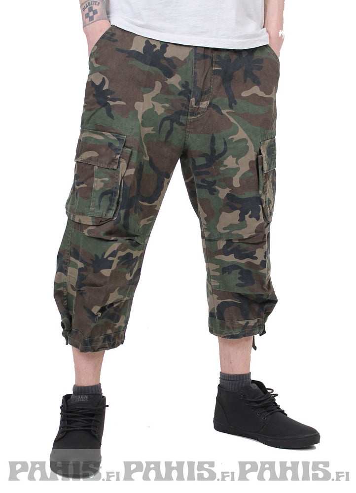 Miesten camo reisitaskushortsit