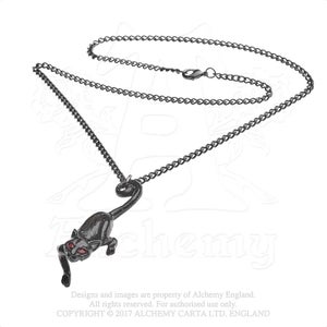 Alchemy Gothic Cat Sith - Necklace