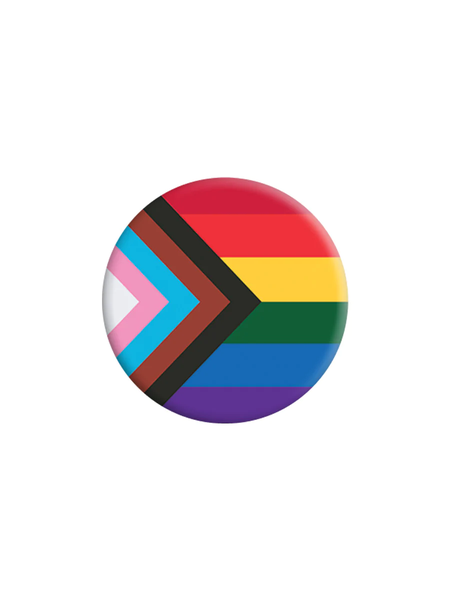 Progress Pride sateenkaari pinssi