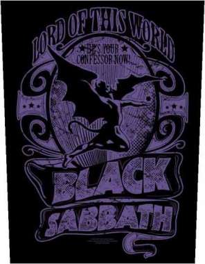 Black Sabbath Lord Of This World - Stoffaufn&auml;her, R&uuml;cken