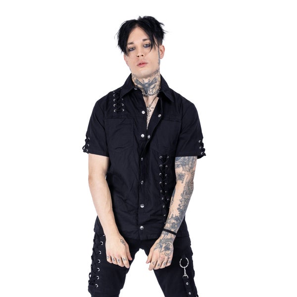 Vixxsin Damion Schwarzes Hemd