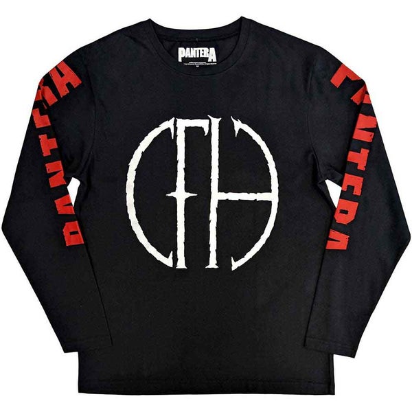 Pantera Frayed Logo - Langarmshirt