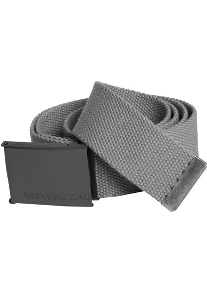Urban Classics - Canvas belt, grey