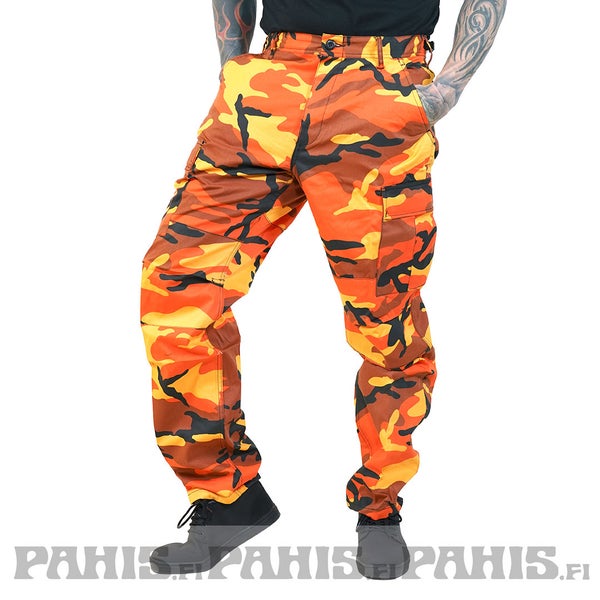Rothco Color Camo - Cargo Pants, savage orange